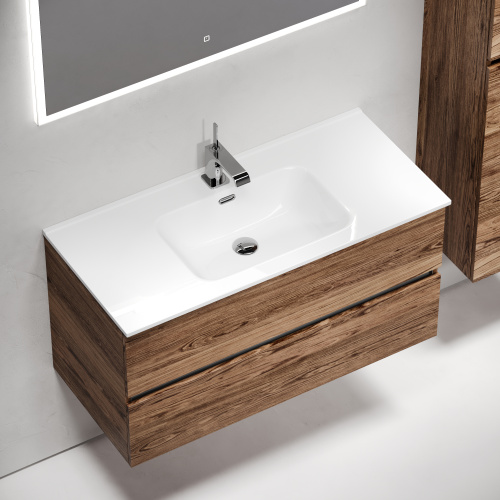 Тумба под раковину Sancos Urban UR100ECH 99х45х55 настенная - фото 4